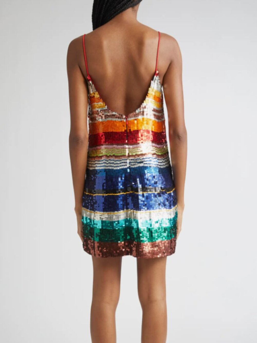 Alice + Olivia Sequin Mini Dress - Size 2 - Picture 2 of 9
